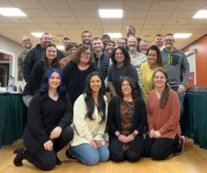 Strategic meeting team photo.