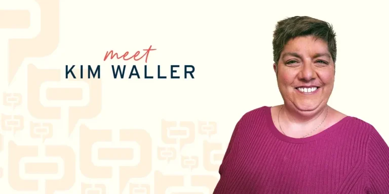 Meet Kim Waller graphic.