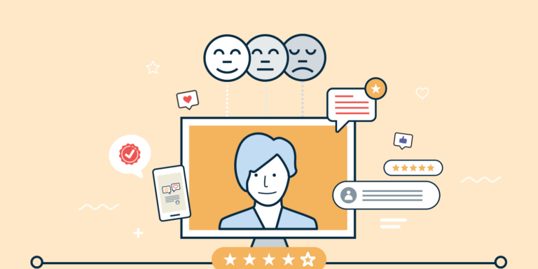 Testimonial illustration for blog.