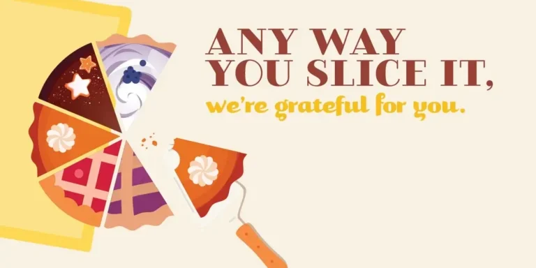We're grateful for you.
