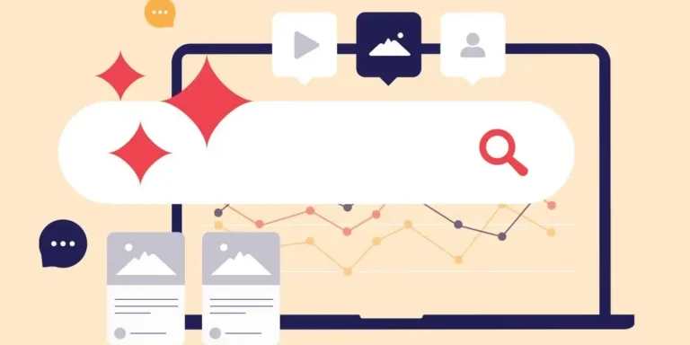 Website graphic with SEO and AI integrated.