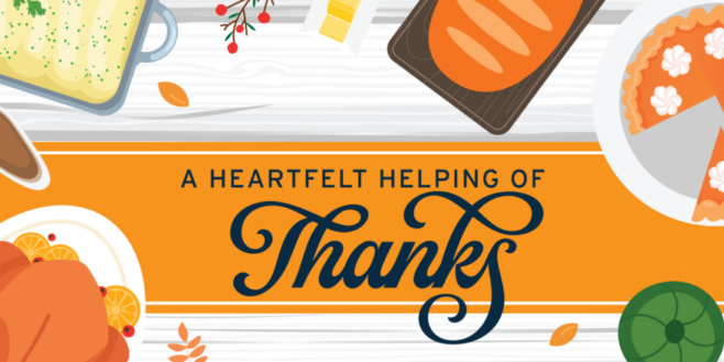 A heartfelt helping of Thanks.